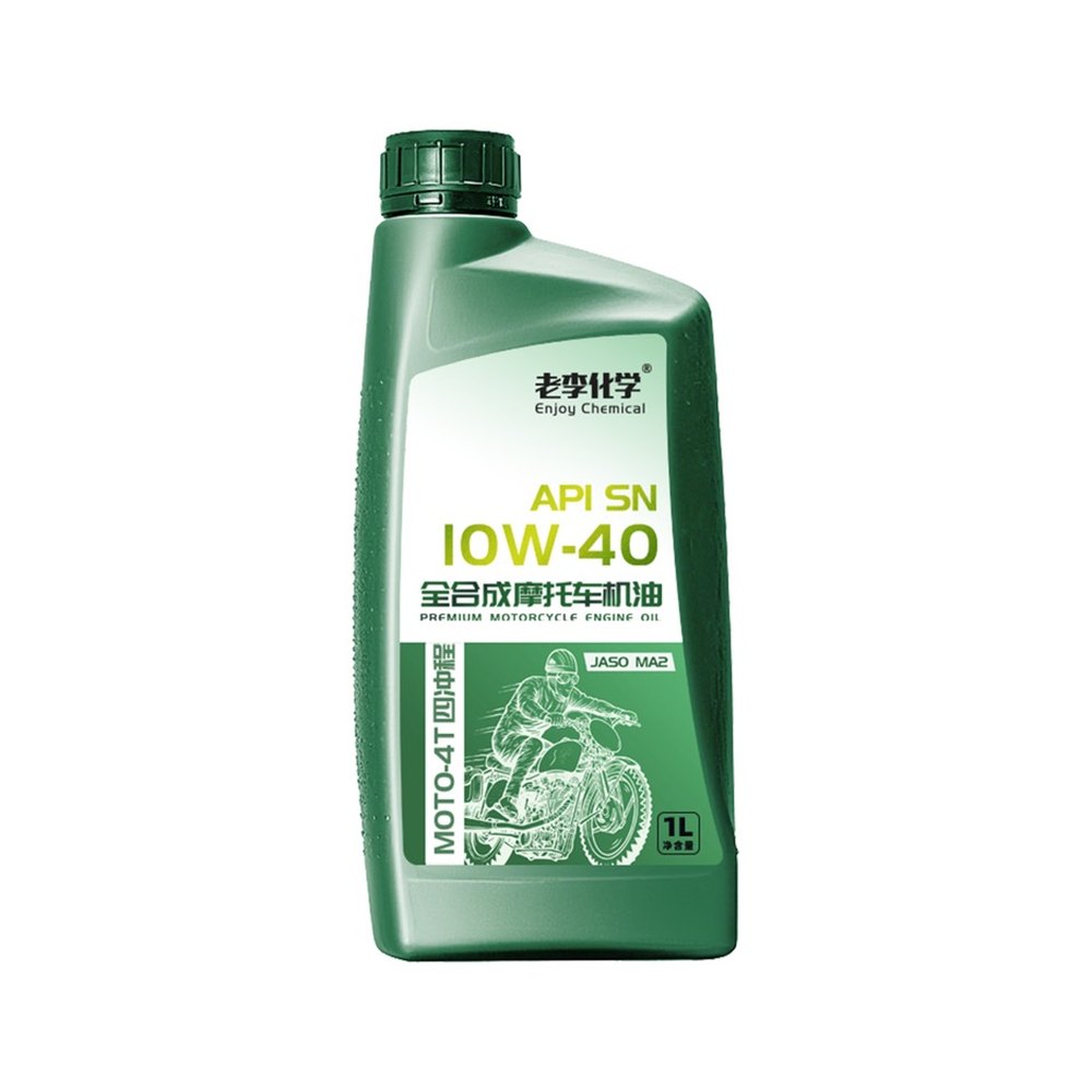 老李化学摩托机油10W-40四冲程产品白底图